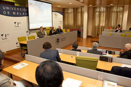 Designación de nueva sede y clausura del X Pleno del Consejo Universitario Iberoamericano (CUIB). Rectorado. Marzo de 2012