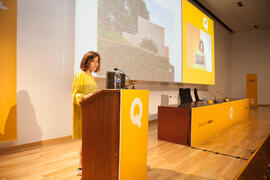 Núria Vila Costa. Presentación del proyecto "Taller para un pintor". V Foro Arquia/Próxima 2016: Futuro Imperfecto. Paraninfo. Octubre de 2016