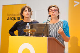 Presentación del proyecto "Agronautas", de PEZ Estudio. V Foro Arquia/Próxima 2016: Futuro Imperfecto. Paraninfo. Octubre de 2016