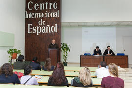 Graduación de los alumnos del CIE de la Universidad de Málaga. Centro Internacional de Español. Febrero de 2015