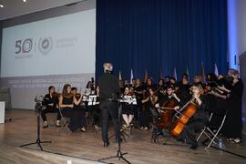 Ensemble Málaga Camerata. Solemne Acto de Apertura del Curso Académico 2022/2023 de las Universidades Andaluzas. Escuela Técnica Superior de Ingeniería Informática y Telecomunicaciones. Septiembre de 2022