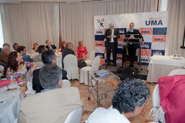 Nombramiento de Salvador Díaz Cano como miembro de honor de la Asociación de Antiguos Alumnos de la Universidad de Málaga. Foro Alumni-UMA. Mayo de 2014