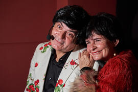 José Corbacho y Tecla Lumbreras. Gala de inauguración de la 31ª edición de Fancine de la Universidad de Málaga. Cine Albéniz. Noviembre de 2021