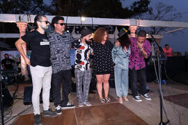 Concierto de Julia Martín. Festival solidario en los Baños del Carmen. Cursos de Verano de la Universidad de Málaga. Málaga. Julio de 2019