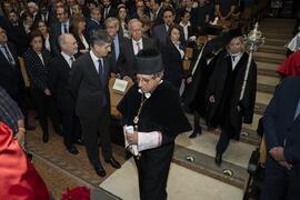 Comitiva académica. Investidura de Emilia Casas Baamonde como Doctora "Honoris Causa" por la Facultad de Derecho de la Universidad de Málaga. Paraninfo. Noviembre de 2022
