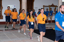 Desfile de deportistas. Ceremonia de inauguración del Campeonato Europeo de Golf Universitario. Antequera. Junio de 2019