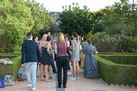 Bienvenida a los alumnos de intercambio internacional de la Universidad de Málaga. Jardín botánico. Octubre de 2016
