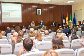Visita oficial del Ministro Ángel Gabilondo a la Universidad de Málaga. Julio de 2009