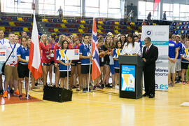 Ceremonia de inauguración. Campeonato Europeo Universitario de Balonmano. Antequera. Julio de 2017