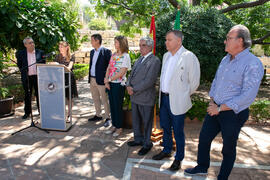 Inauguración de la glorieta Botánicos de la UMA. Jardín Botánico de la Universidad de Málaga. Junio de 2018