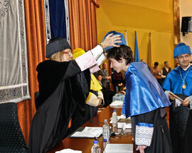 Investidura de nuevos doctores por la Universidad de Málaga. Paraninfo. Abril de 2008