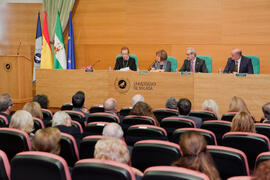 Homenaje a María Victoria Atencia. Edificio del Rectorado. Diciembre de 2014