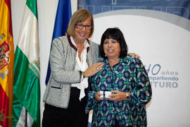 Homenaje a los jubilados y al personal que cumple 25 años de servicio en la Universidad de Málaga. Paraninfo. Octubre de 2012
