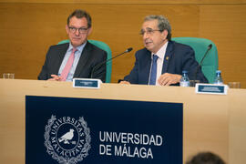 Intervención de José Ángel Narváez. Inauguración del XXVI Encuentro Anual de la Asociación Von Humboldt de España. Edificio del Rectorado. Septiembre de 2017