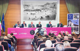 Presentación de Estampas de Málaga de Diario Sur. Rectorado de la Universidad de Málaga. Septiembre, 2015.