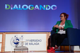 "Dialogando" con Clara Grima. Escuela de Ingenierías Industriales de la Universidad de Málaga. Mayo de 2024