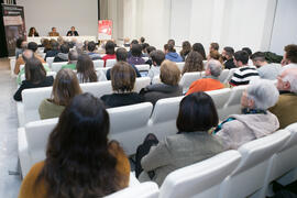 Conferencia "El tiempo del Quijote", del Catedrático de Historia Económica Juan Francisco Zambrana. Sala de Conferencias del Museo Carmen Thyssen. Marzo de 2016