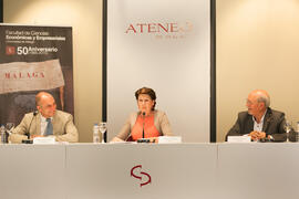 Conferencia de Magdalena Álvarez. IV Tribuna Ateneo UMA. Ateneo de Málaga. Junio de 2015