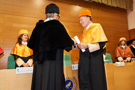 Investidura de Jorge Martínez-Vázquez como Doctor "Honoris Causa" por la Universidad de Málaga. Edificio del Rectorado. Julio de 2025