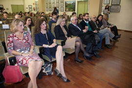 Asistentes a la inauguración de las IX Jornadas Andaluzas de Enseñanza de Economía. Facultad de Ciencias Económicas y Empresariales. Febrero de 2016