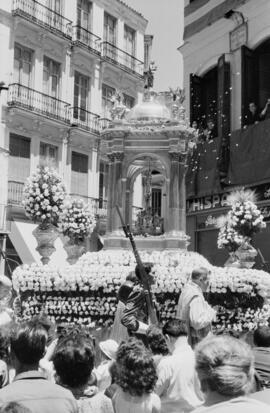 Málaga. Procesión del Corpus Christi. Junio de 1963