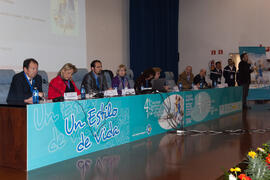 Mesa presidencial. Acto inaugural del 4º Congreso Internacional de Actividad Físico-Deportiva para Mayores. Escuela Técnica Superior de Ingeniería Informática y Telecomunicaciones. Marzo de 2011