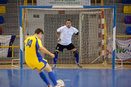 Partido de fútbol sala. Fases Finales de los Campeonatos de España Universitarios. Antequera. Abril de 2012
