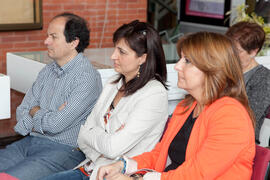 Inauguración de la exposición "40 años de la Biblioteca". Biblioteca General. Abril de 2013