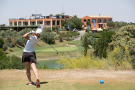 Jugadora de la Universidad de Navarra. Campeonato Europeo de Golf Universitario. Antequera. Junio de 2019