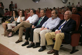 Asistentes a la inauguración de los Cursos de Verano de la Universidad de Málaga. Vélez Málaga. Julio de 2018