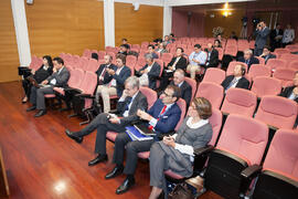 Asistentes a la clausura de la X Tribuna España - Corea. Edificio del Rectorado. Octubre de 2015