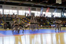 Actuación de "Baruca Acrobática". Ceremonia de inauguración del Campeonato Europeo Universitario de Balonmano. Antequera. Julio de 2017