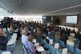 Intervención de María Isabel Hombrados. Inauguración la nueva Facultad de Psicología y Logopedia de la Universidad de Málaga. Campus de Teatinos. Octubre de 2022