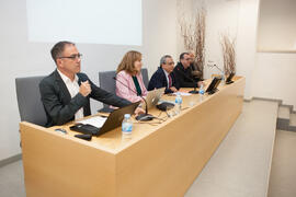 Intervención de José Ángel Narváez. Conferencia inaugural del curso 2015-2016 de la Escuela Técnica Superior de Arquitectura de la Universidad de Málaga. Campus de El Ejido. Octubre de 2015