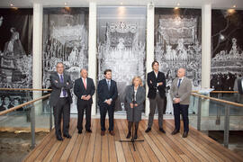 Inauguración de la exposición "Semana Santa, 1972. UMA 40 años compartiendo futuro". Rectorado. Marzo de 2013