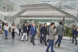 Visita a la nueva facultad de Psicología y Logopedia de la Universidad de Málaga tras su inauguración. Campus de Teatinos. Octubre de 2022