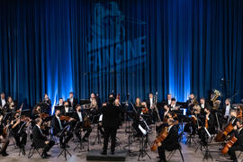 Concierto de Bandas Sonoras de la 30 edición de Fancine de la Universidad de Málaga. Auditorio de la Escuela Técnica de Ingeniería de Telecomunicaciones e Informática. Noviembre de 2020