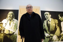 Eugenio Chicano. Exposición "Aguatintas por Seguiriyas". Palacio Episcopal de Málaga. Enero de 2019