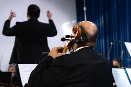 Concierto de Bandas Sonoras de la 30 edición de Fancine de la Universidad de Málaga. Auditorio de la Escuela Técnica de Ingeniería de Telecomunicaciones e Informática. Noviembre de 2020