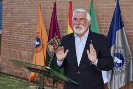 Daniel Carrasco Díaz. Homenaje al personal jubilado de la Facultad de Ciencias Económicas y Empresariales. Campus de El Ejido. Septiembre de 2022