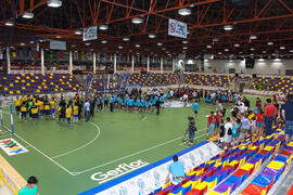 Acto de clausura y entrega de medallas. 14º Campeonato del Mundo Universitario de Fútbol Sala 2014 (FUTSAL). Antequera. Julio de 2014