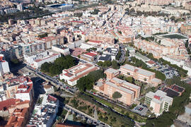 Vista aérea. Campus de El Ejido. Diciembre de 2016