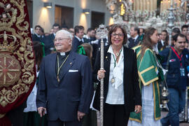Procesión Magna Mariana con motivo del "Mater Dei". Centro histórico de Málaga. Septiembre de 2013