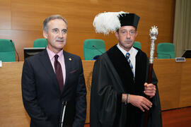 Investidura como Doctor "Honoris Causa" de Antonio Luque por la Facultad de Ciencias de la Universidad de Málaga. Edificio del Rectorado. Octubre de 2016