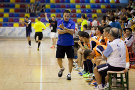 Manuel Luiggi. Partido clasificatorio entre Club Deportivo UMA Antequera y Universidad de Géneve de Suiza. IX Campeonato de Europa Universitario de Fútbol Sala. Antequera. Julio de 2013