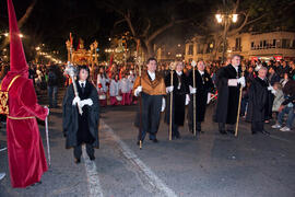 Estación de Penitencia de la Hermandad de los Estudiantes. Málaga. Abril de 2012