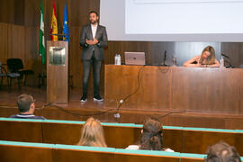 Ponencia de Antonio Esteva sobre periodismo deportivo. Curso "Información y Comunicación". Cursos de Verano de la Universidad de Málaga. Ronda. Julio de 2018