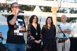Presentación. Festival solidario en los Baños del Carmen. Cursos de Verano de la Universidad de Málaga. Málaga. Julio de 2019
