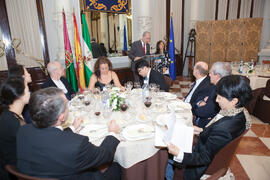Francisco de la Torre en la cena de inauguración de la X Tribuna España - Corea. Ayuntamiento de Málaga. Octubre de 2015