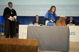 Toma de posesión de Rocío Ponce Ortiz como nueva Vicerrectora de Doctorado y Posgrado de la Universidad de Málaga. Paraninfo. Marzo de 2024